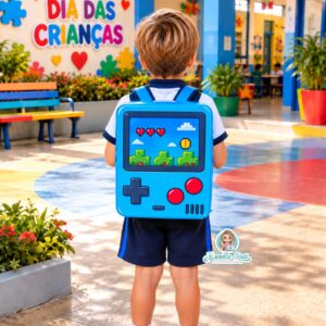 Mochila Maluca Videogame - Dia das Crianças