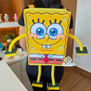 Mochila maluca esponjinha dia das crianças