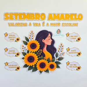 Painel setembro amarelo: valorizar a vida é a maior escolha