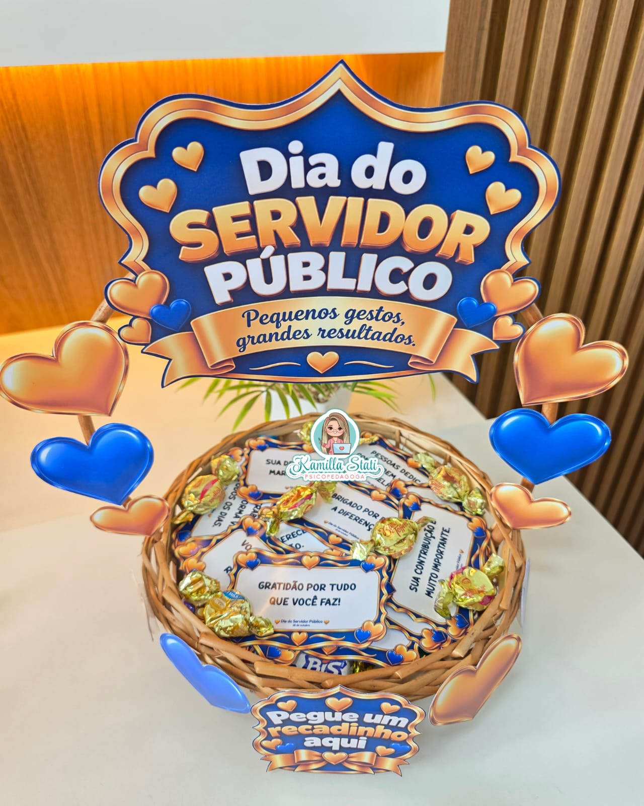 Cesta de recadinhos dia do servidor público - Imagem 2