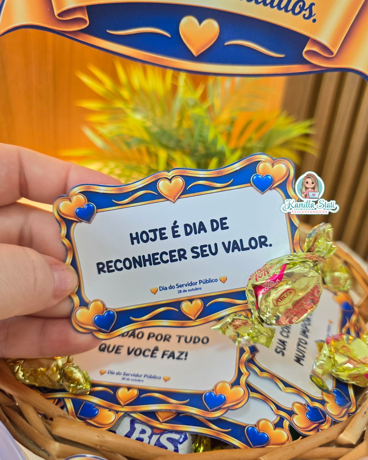 Cesta de recadinhos dia do servidor público - Imagem 4