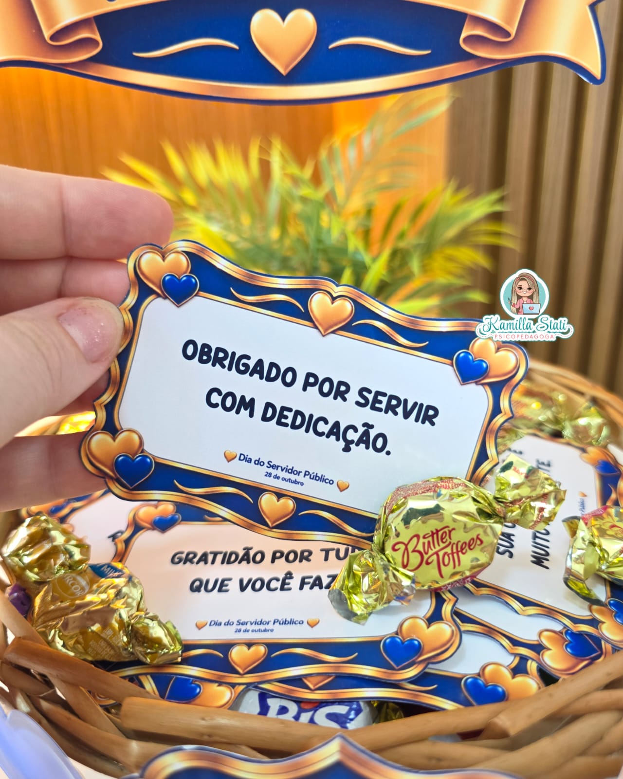 Cesta de recadinhos dia do servidor público - Imagem 6