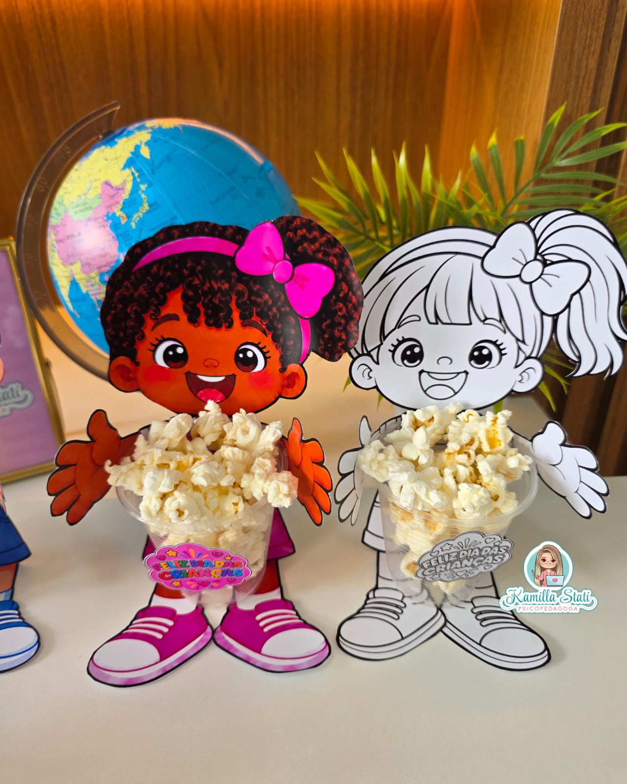 Copo pipoca menina(o) dia das crianças - Imagem 5