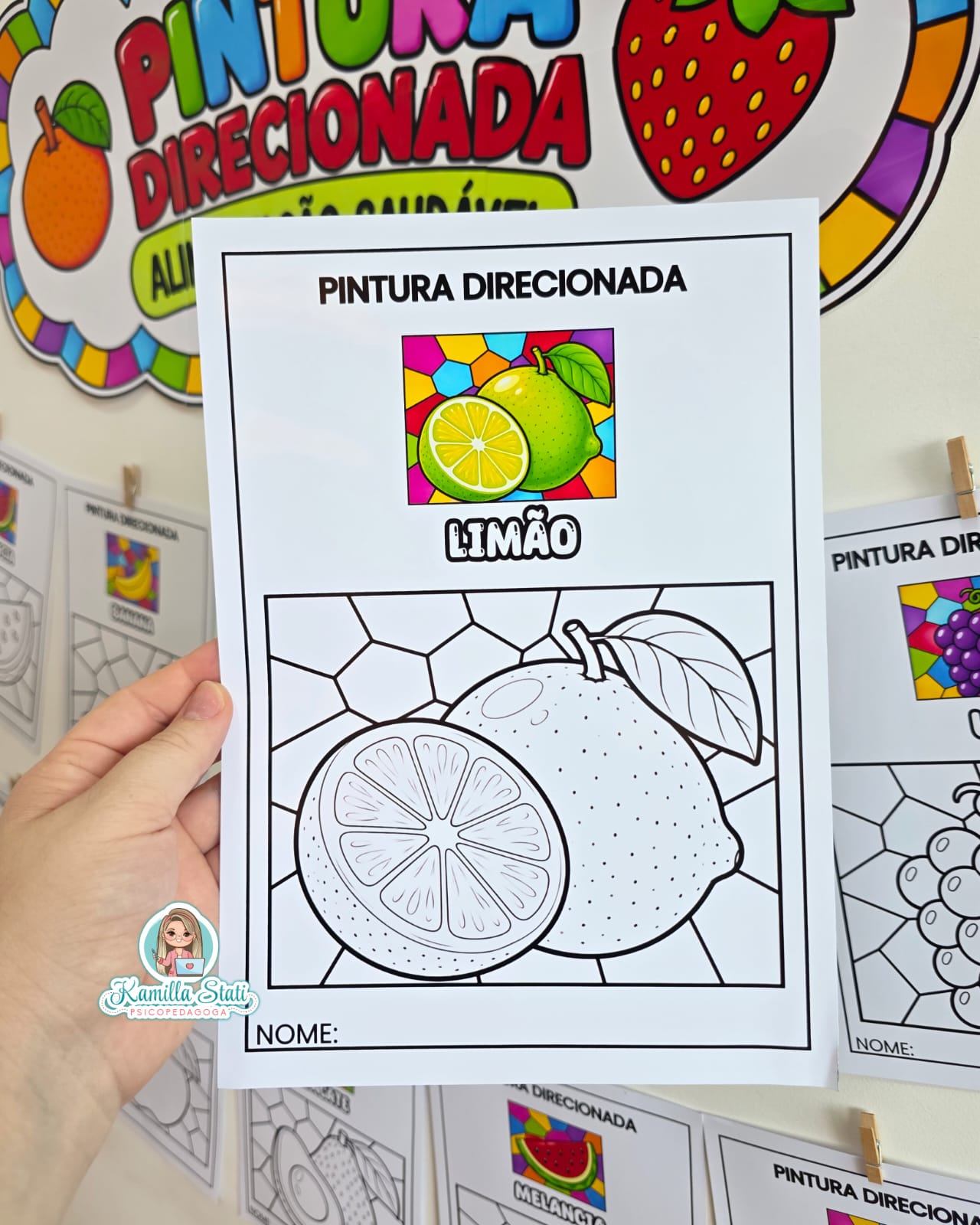 Mural de pintura direcionado alimentação saudável - Imagem 5