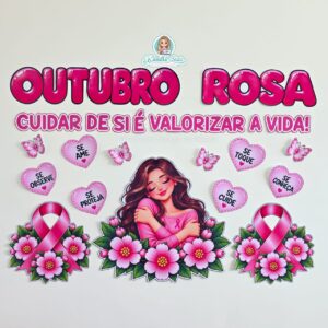 Painel Outubro Rosa: cuidar de si é valorizar a vida