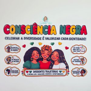 Painel consciência negra: celebrar a diversidade