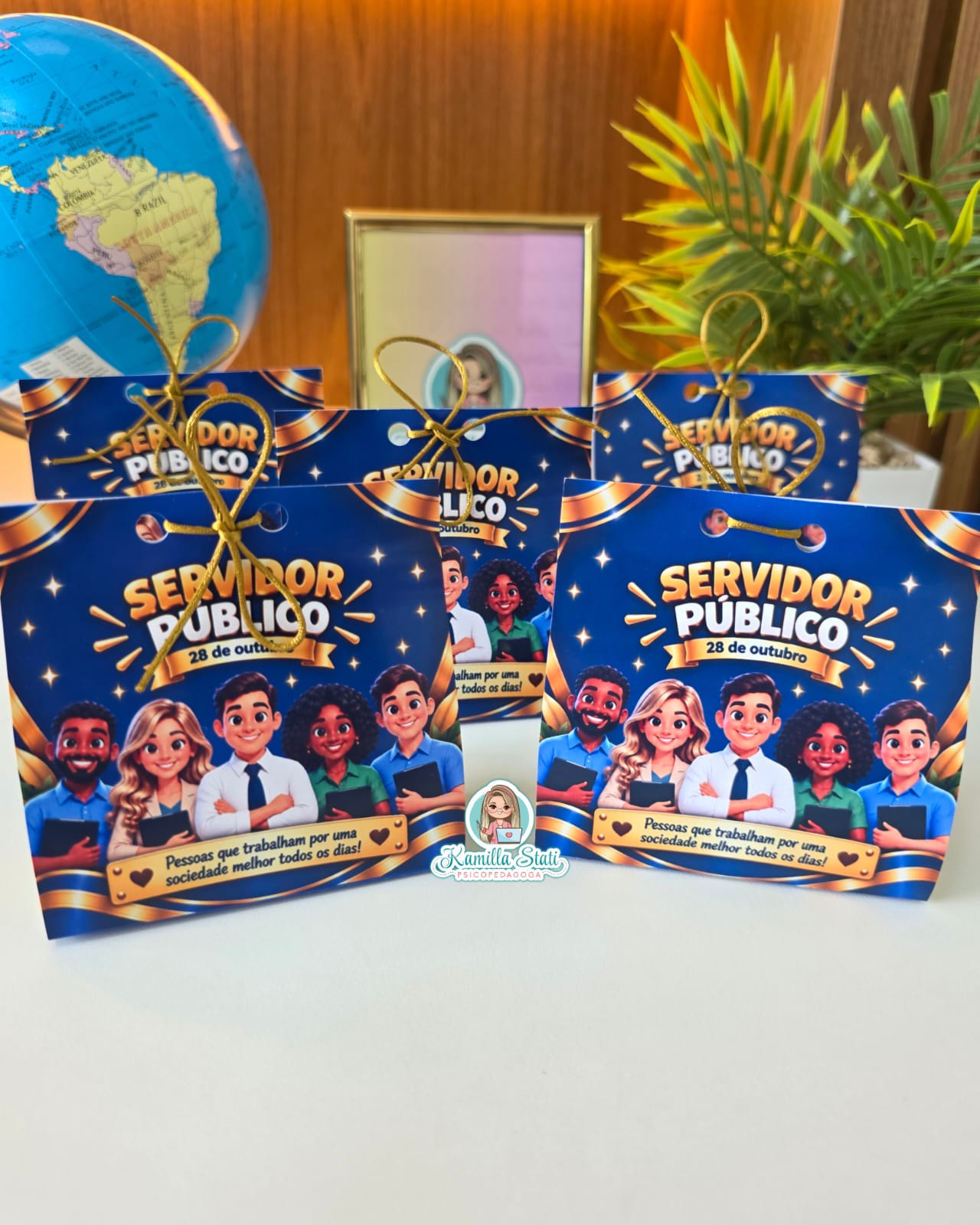 Porta bombom dia do servidor público