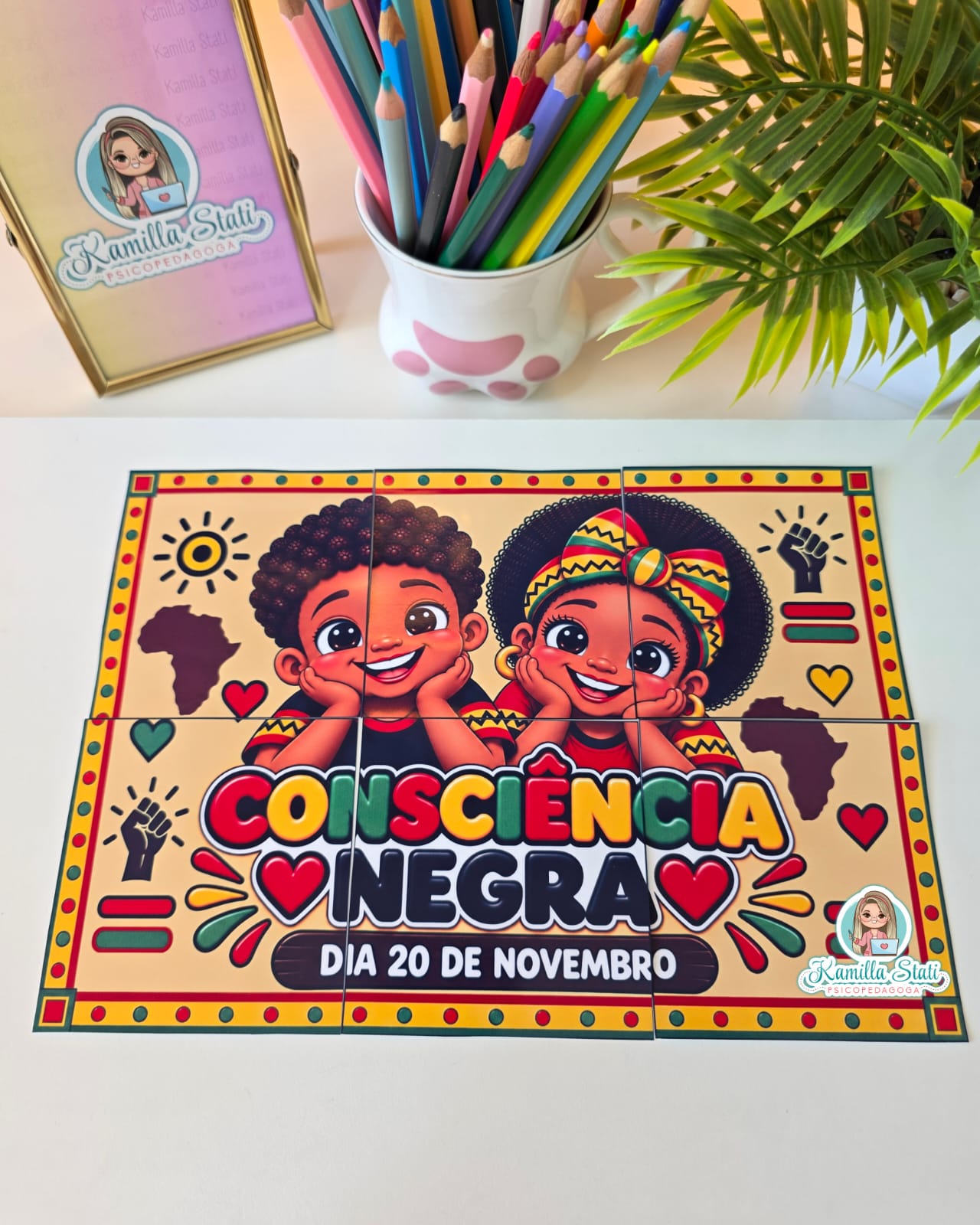 Quebra-cabeça consciência negra