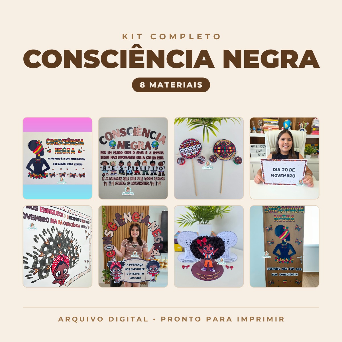 Kit Consciência Negra Completo