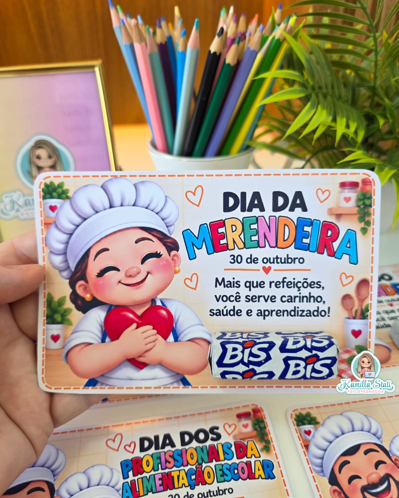Cartão dia da merendeira 2